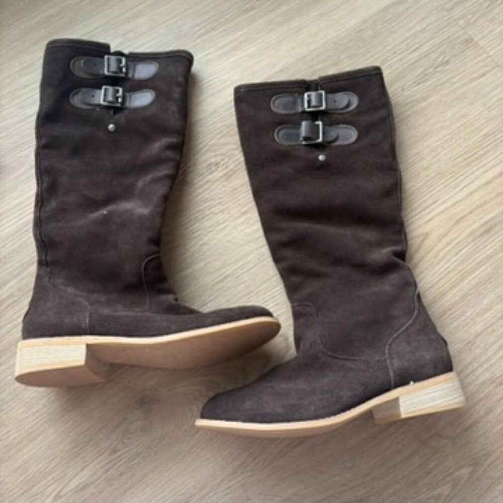 ** EMU Australia Women's Toowoobah Knee-High Boot 7 Chocolate Brown NWOT Riding